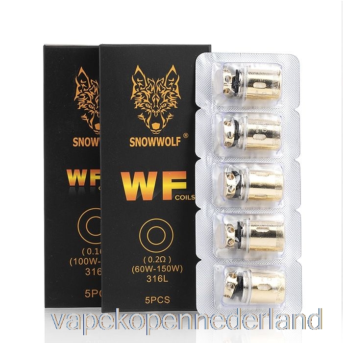 Elektronische Sigaret Vape Sneeuwwolf Wolf Wf Vervangende Spoelen 0.17ohm Wf-x1 Mesh-spoelen